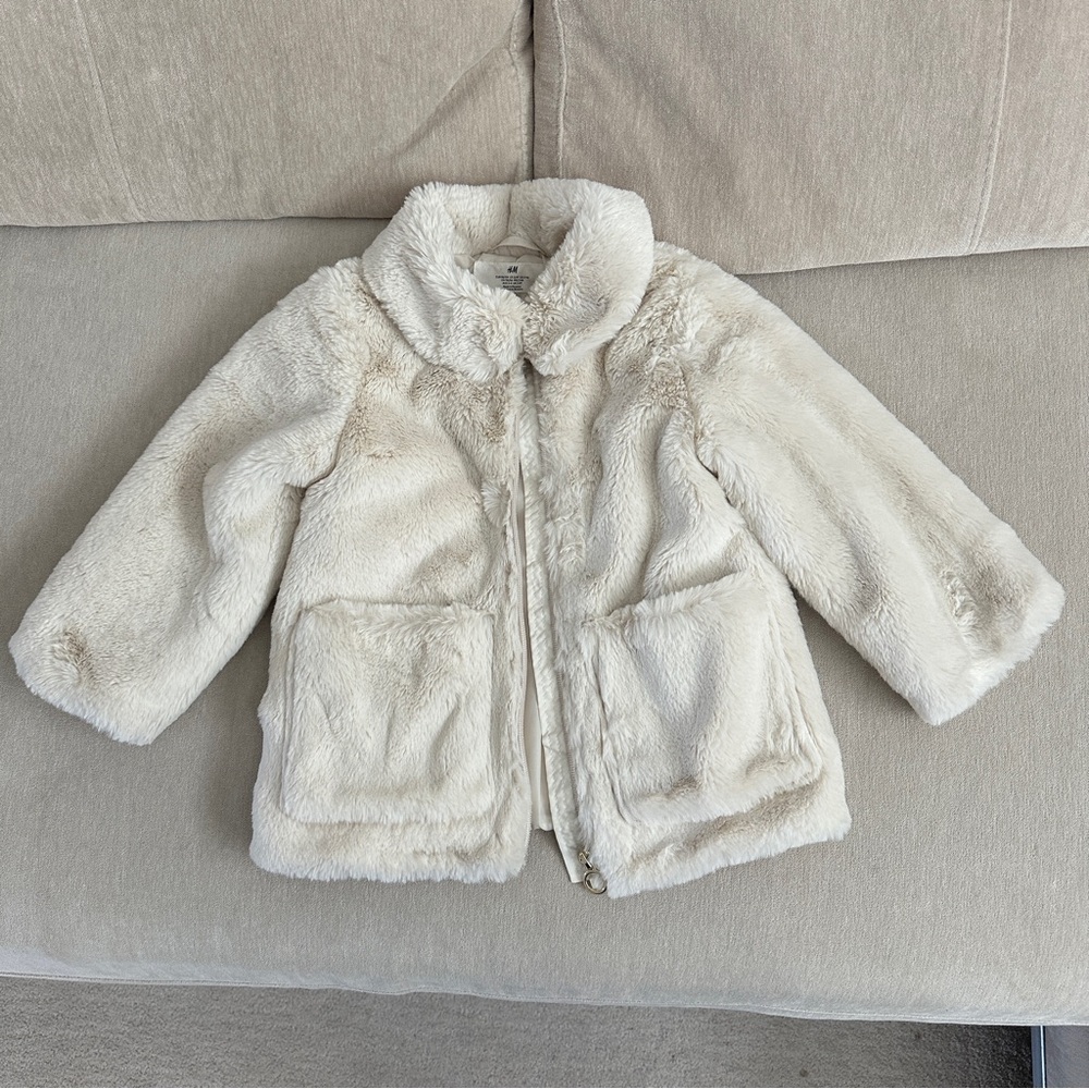 H&M Kids Cream Puffer Jacket